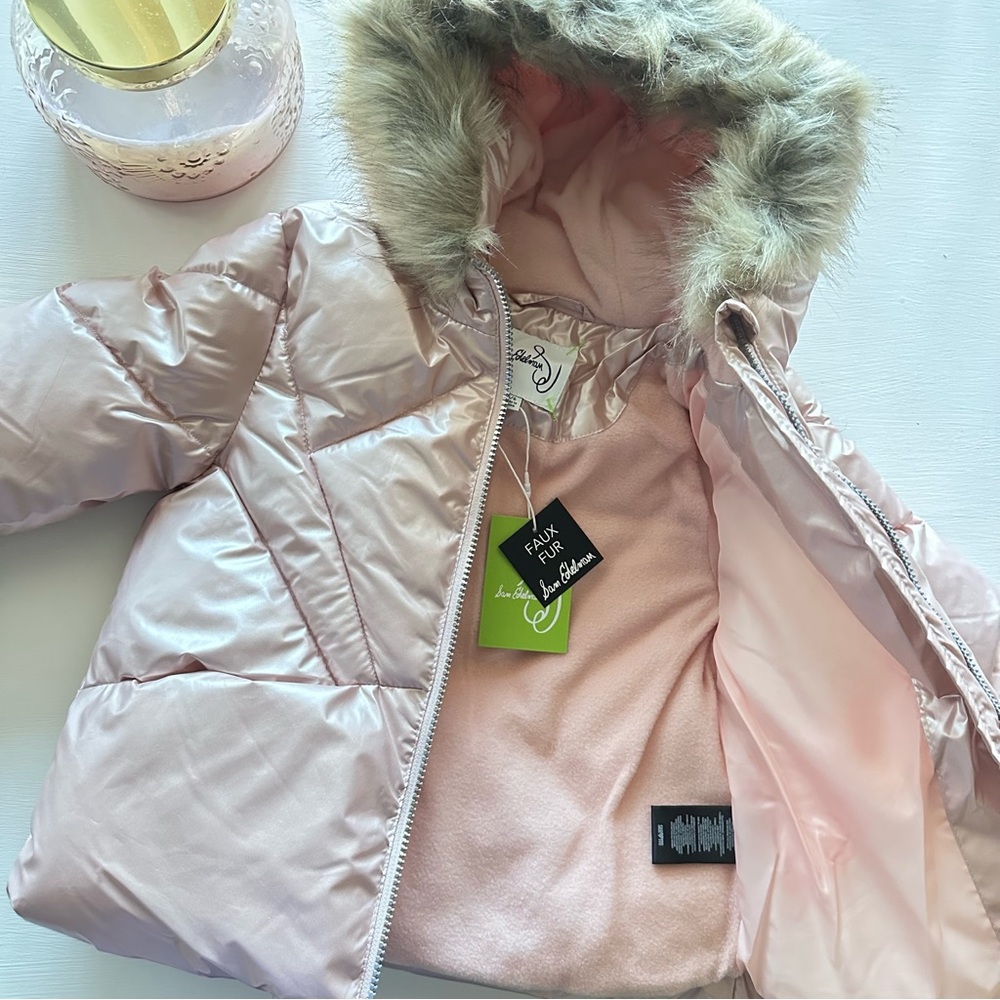 Sam Edelman Girls’ Puffer Jacket - Picture 9 of 15